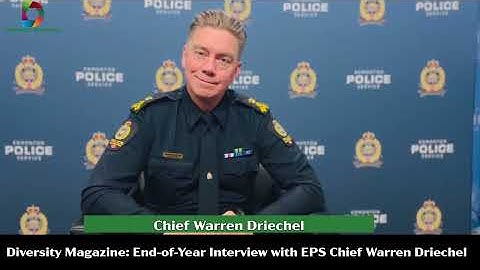 Diversity Magazine: End-of-Year Interview with EPS Chief Warren Driechel