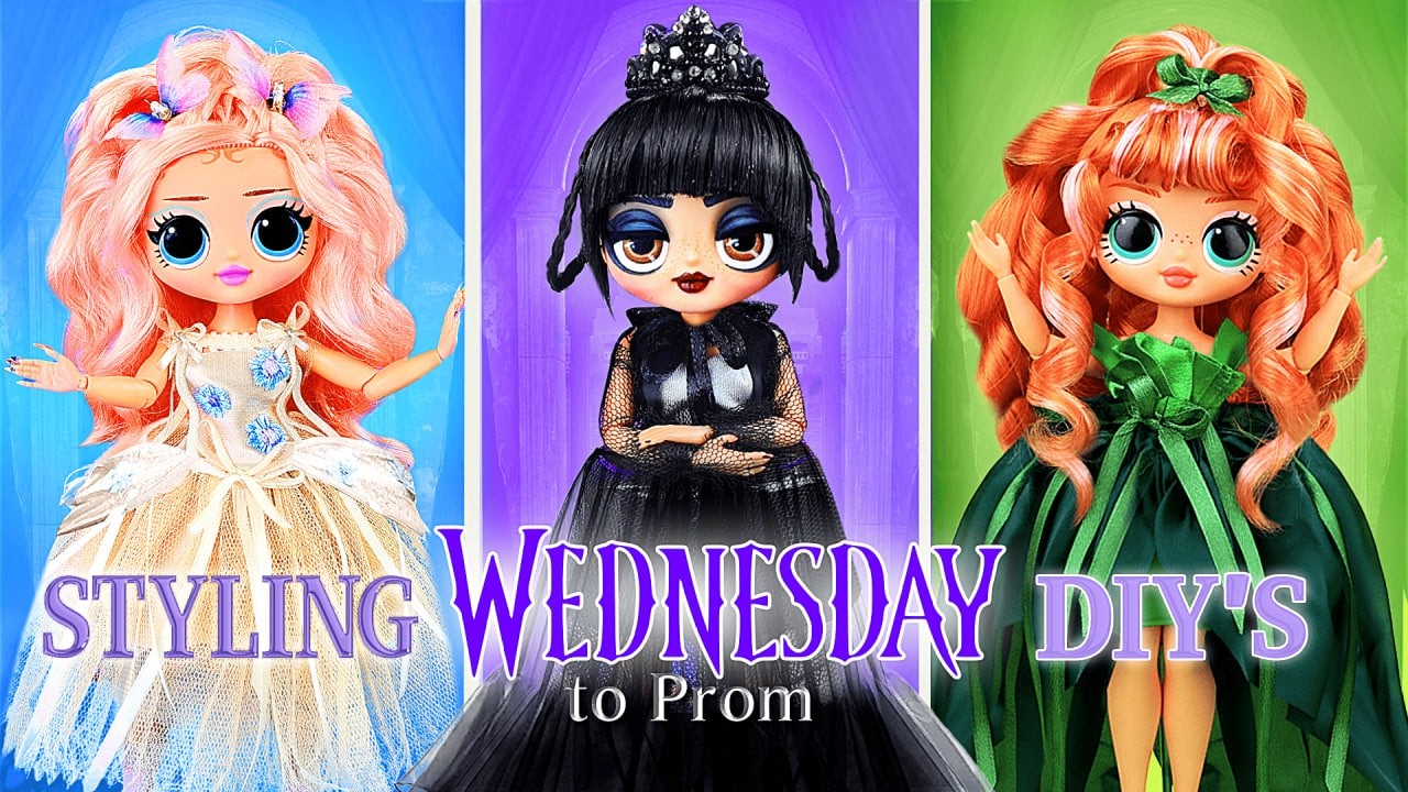 8 поделок для Уэнсдей Аддамс, Энид и Агнес! Идеи и лайфхаки для кукол!