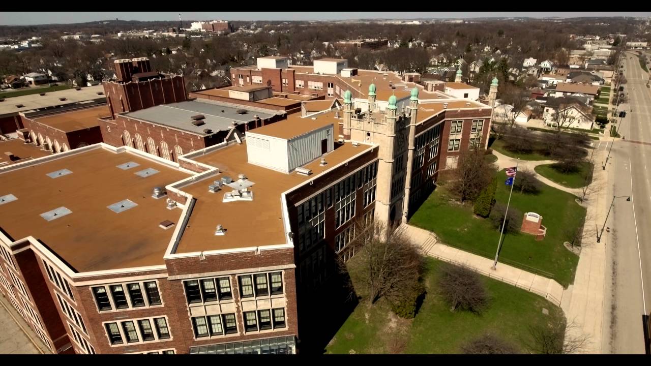 Madison East High School (Aerial Videography) YouTube