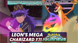 Leon's SECRET MEGA CHARIZARD Y TEASED vs DIANTHA in MASTERS 8 TOURNAMENT?! - Pokémon Journeys