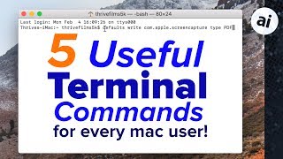 5 Terminal Commands EVERY Mac User Should Know!