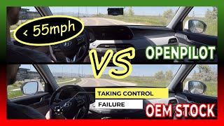 COMPARE: Openpilot vs Stock Driver Assist in Hyundai Palisade screenshot 4