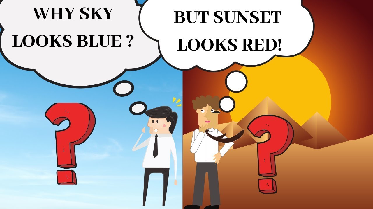 Why is the sky blue ( in hindi) | why are sunsets red - YouTube