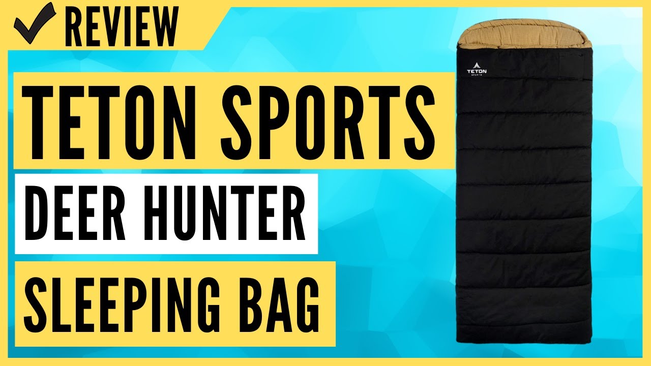 TETON Sports Deer Hunter Sleeping Bag Review YouTube