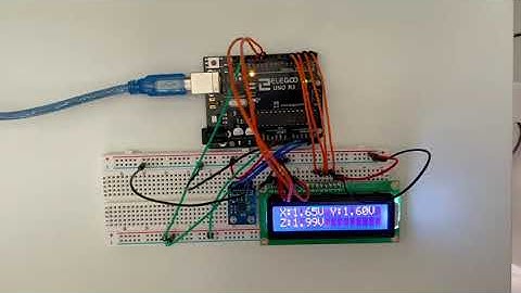 Arduino Uno + LCD + ADXL335