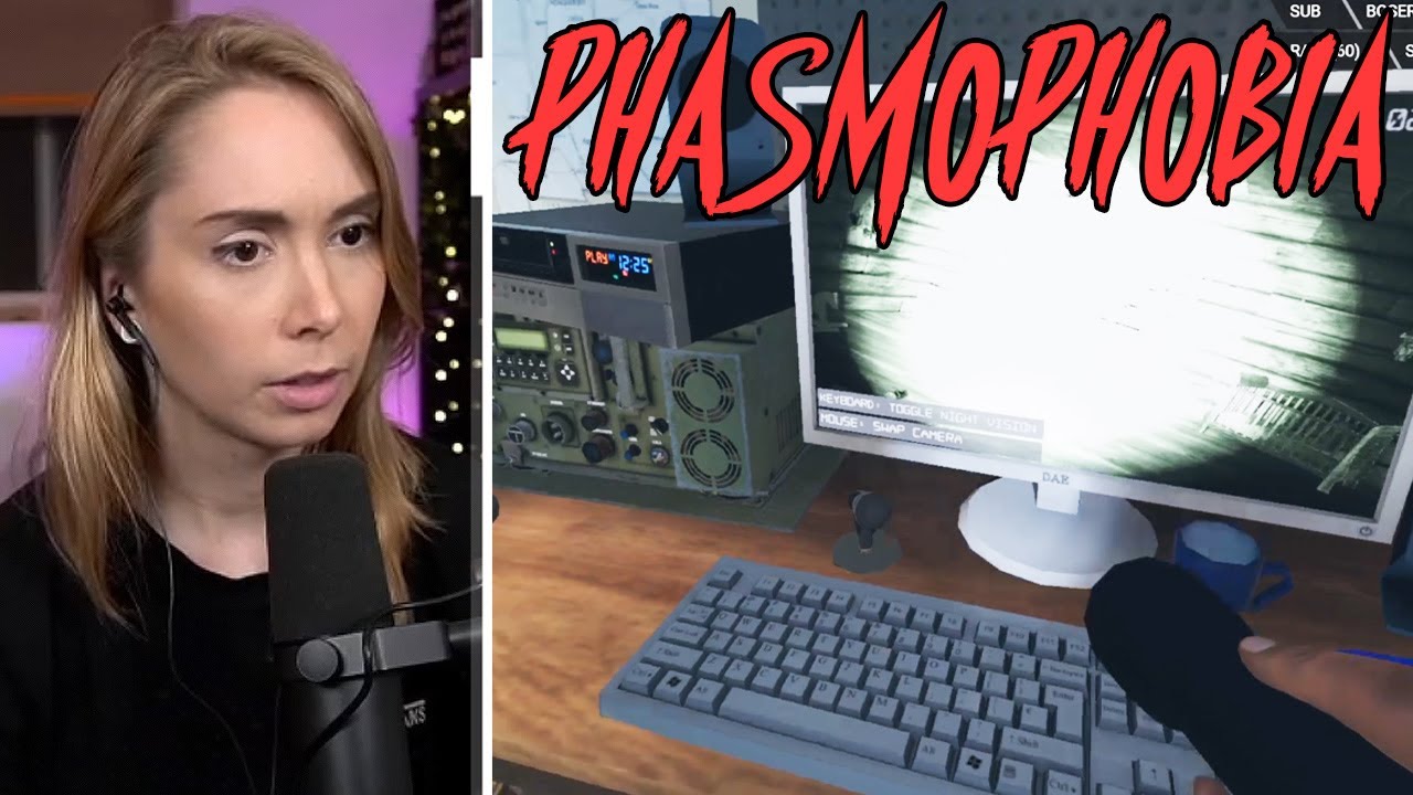 Watching the live feed from the van! - Phasmophobia [2] - YouTube