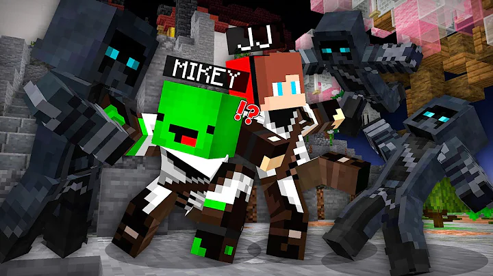 How Baby Mikey & JJ Got RAIDED by NINJAS in Minecraft challenge (Maizen Mizen Mazien)