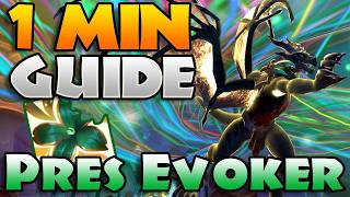 QUICK Preservation Evoker GUIDE for Midnight m+ Season 1 | Beginner's Chrono in 1 Minute 43 Seconds!