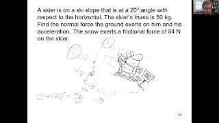 Force Problem - Skier