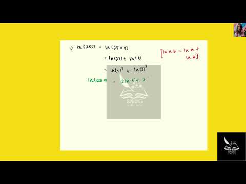 [Math] Express the logarithm in terms of ln2 and ln5. 1. ln(200) 2. ln(100)