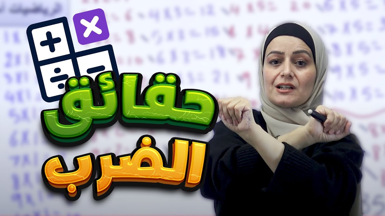 الثالث 3️⃣ - رياضيات - تلخيص : الوحدة الرابعة حقائق الضرب مع أ. رشا الحجاج