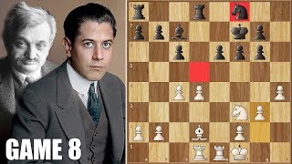 Unassailable! || Lasker vs Capablanca || WCC Game 8 (1921)