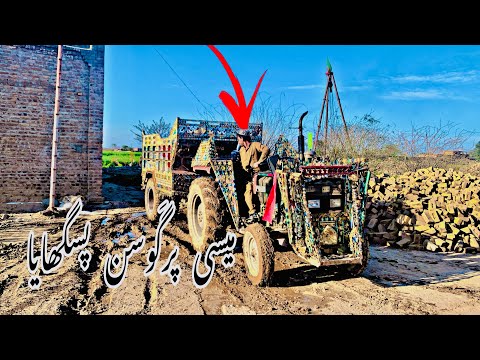 MF 240 on fire 🔥 #travel #peshawar #tractorlover #mf260 #funny #farming #farmer #shortvideo