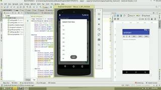Create simple notepad android app using android studio screenshot 1
