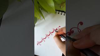 Simple Kolam |  traditional art | simple border design #art #shorts #rangoli #muggulu #kolam