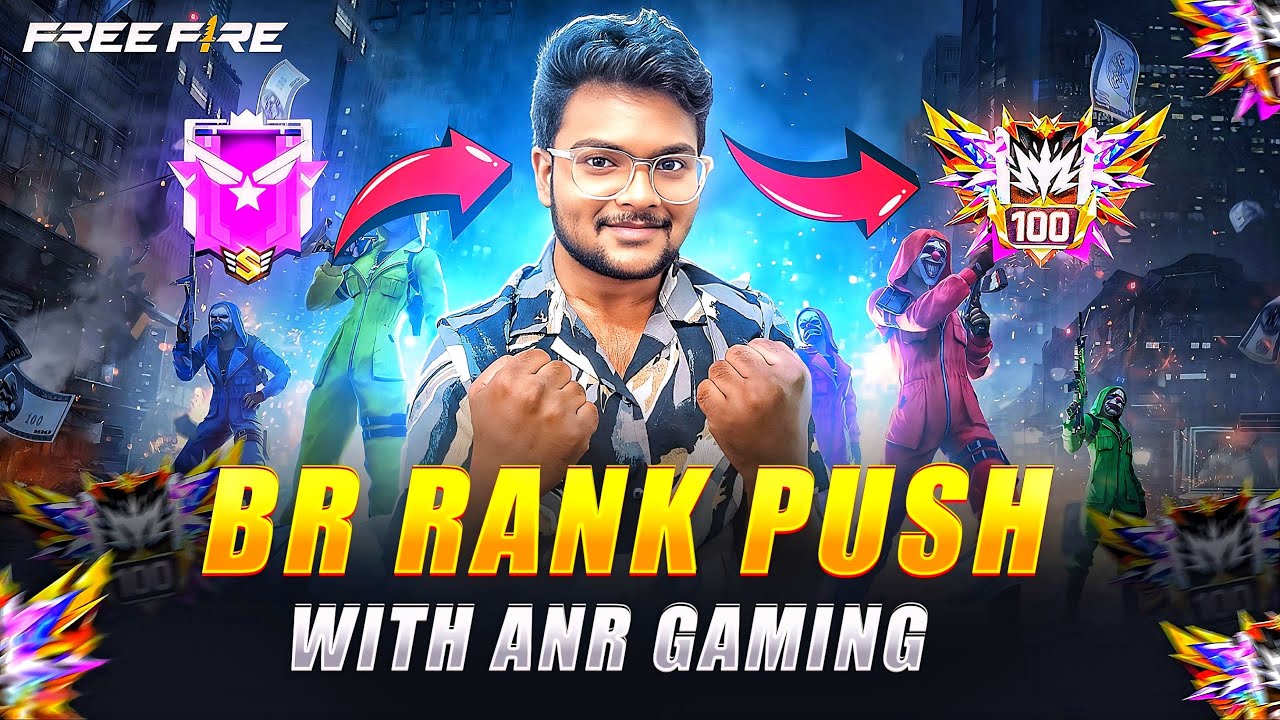 New Br Rank Push Free Fire Telugu 🔥 - Anr FF Gamer is Live #freefire # ...