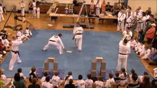 Taekwondo Board Breaks 7th degree testing #taekwondo #boardbreaking