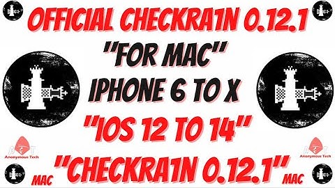 [MAC] Checkra1n 0.12.1 | Checkra1n Jailbreak iOS 14 To14.2 iPhone 7/7+/8/8+/X ERROR FIX|100% Working