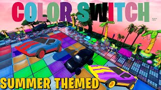 ☀️🌊CAR COLOR SWITCH+MINIGAMES-SUMMER THEMED ☀️🌊|  TRAILER + GAMEPLAY