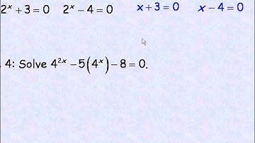 Techniques For Solving Exponential Equations Part 2