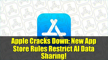 Apple Cracks Down: New App Store Rules Restrict AI Data Sharing!