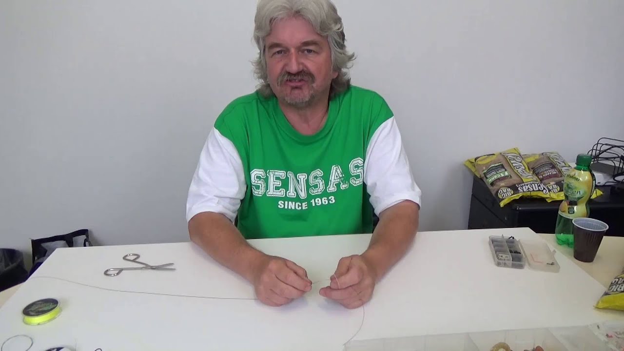 Rybařina Seriál Jak se - spojuje vlasec a šňůra (1/2)