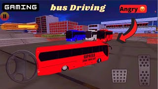 angry driver, broke all the bus |bus simulator | coach bus game screenshot 4