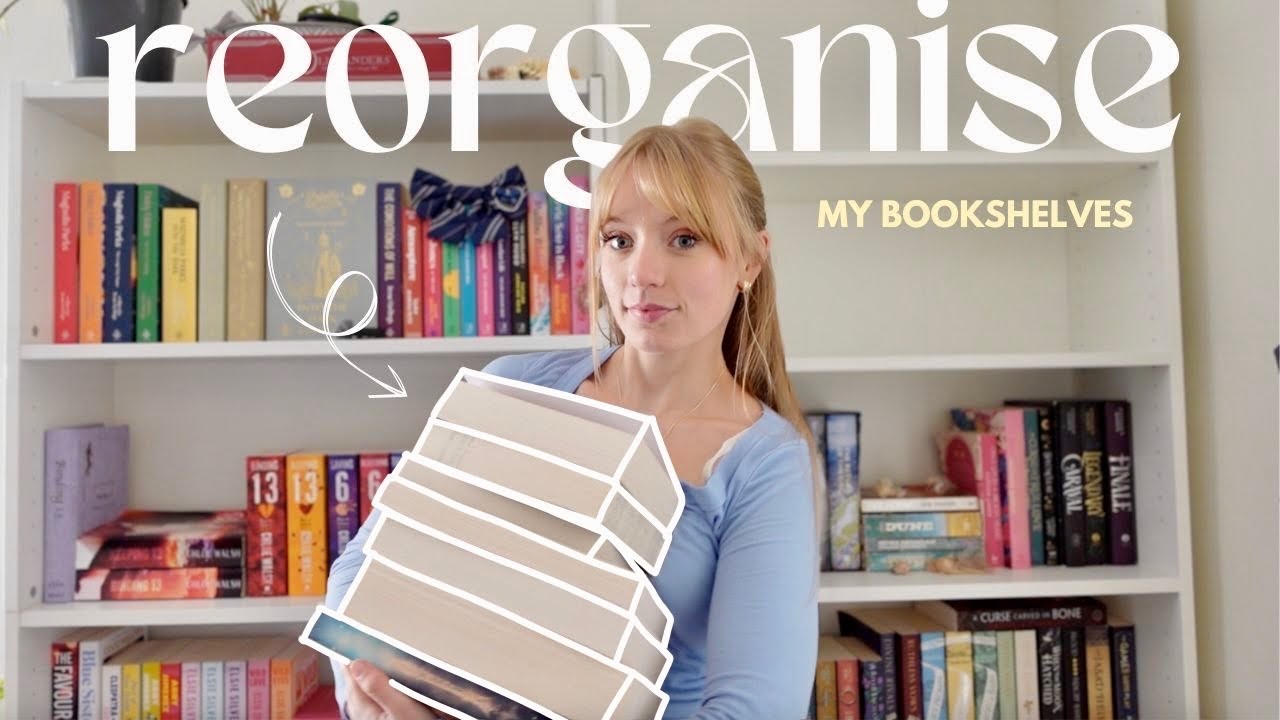 Let's reorganise my bookshelves! (+ bookshelf tour)