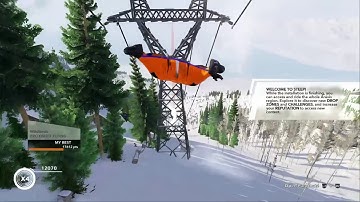 Epic STEEP Wing Suit Gameplay (STEEP Closed Beta)