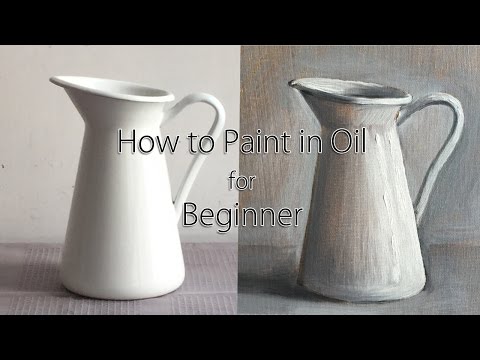 Full Step by Step Oil Painting Tutorial for Beginner, How to Paint in Oil for Beginner