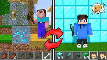 Minecraft BUT My Inventory Randomize In Every 30 Seconds!!