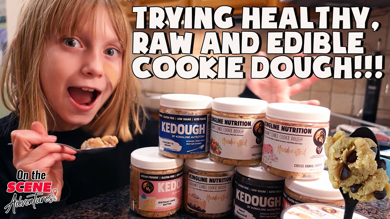 Trying Edible, Raw & Healthy Cookie Dough from Kingline Nutrition! Yum