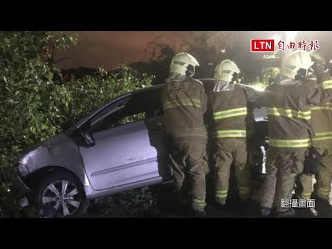 車禍？仇殺？ 男子遭飛車撞死卡車底 警封鎖現場調查