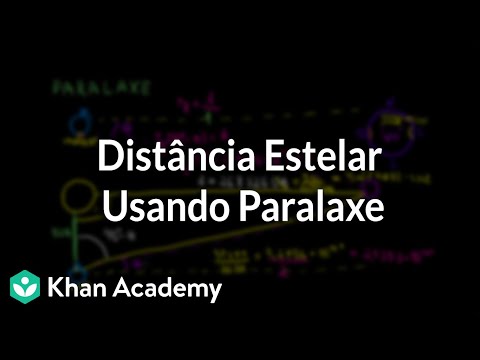 Vídeo: Como a paralaxe estelar depende da distância?