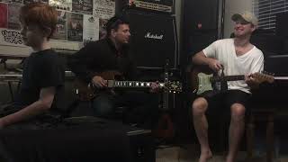 Dexter 9 year old drummer first jam session with Matt and Forester Savage