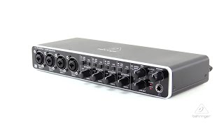 UPHORIA UMC404HD Audiophile 4x4, 24Bit/192 kHz USB Audio/MIDI Interface