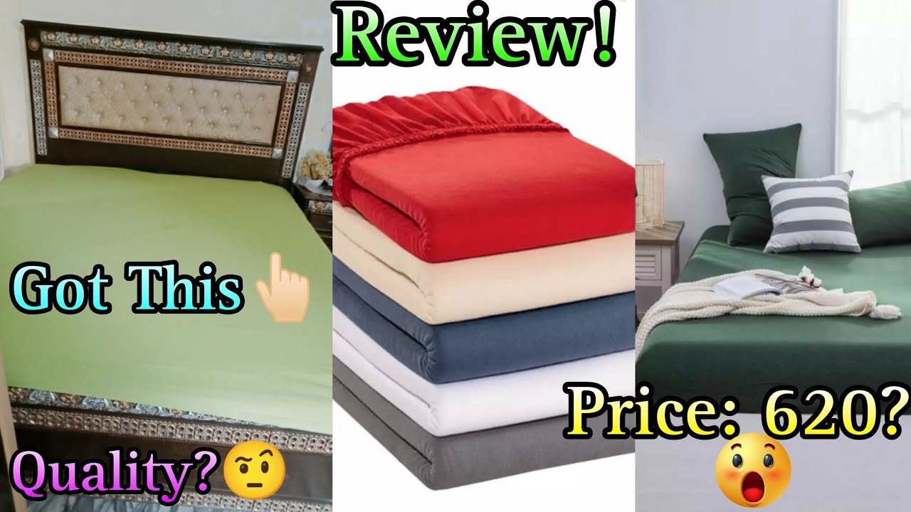 Fitted bedsheet with elastic Bedsheet bichana ka tarika Daraz