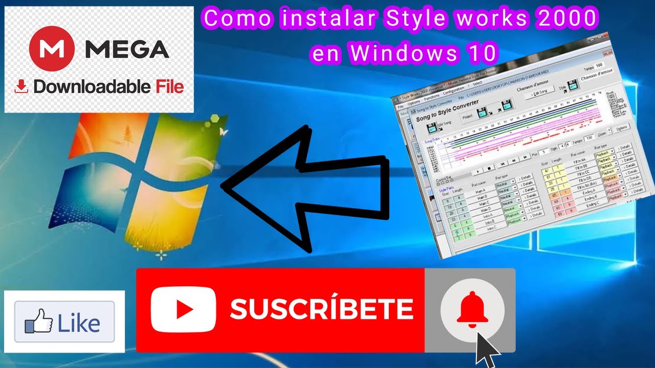 COMO INSTALAR EL PROGRAMA STYLE WORKS 2000 EN WINDOWS 10 JOSSTORERITMOS ...