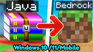 How To Convert Java Texture Packs To Bedrock Edition (easy)