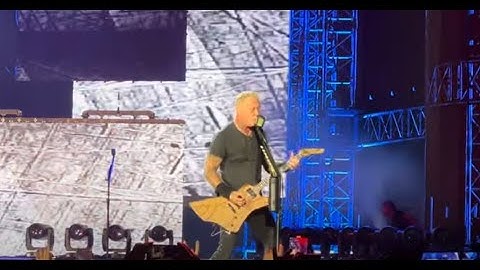 Metallica Power Trip 2023 video on line + Kirk botches Nothing Else Matters