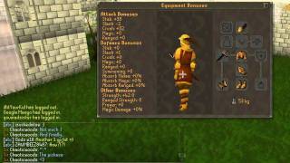Gold armour and Gilded dragon pickaxe