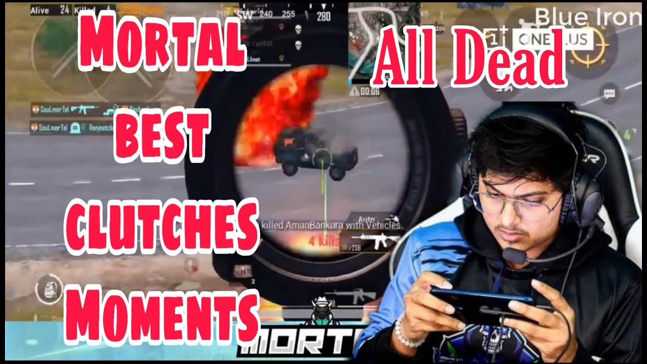 Best clutche moments by soul mortal best of soul mortal | squad wiped by soul mortal solo Vs squad 🔥