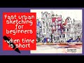 Fast urban sketching for beginners  when time is short