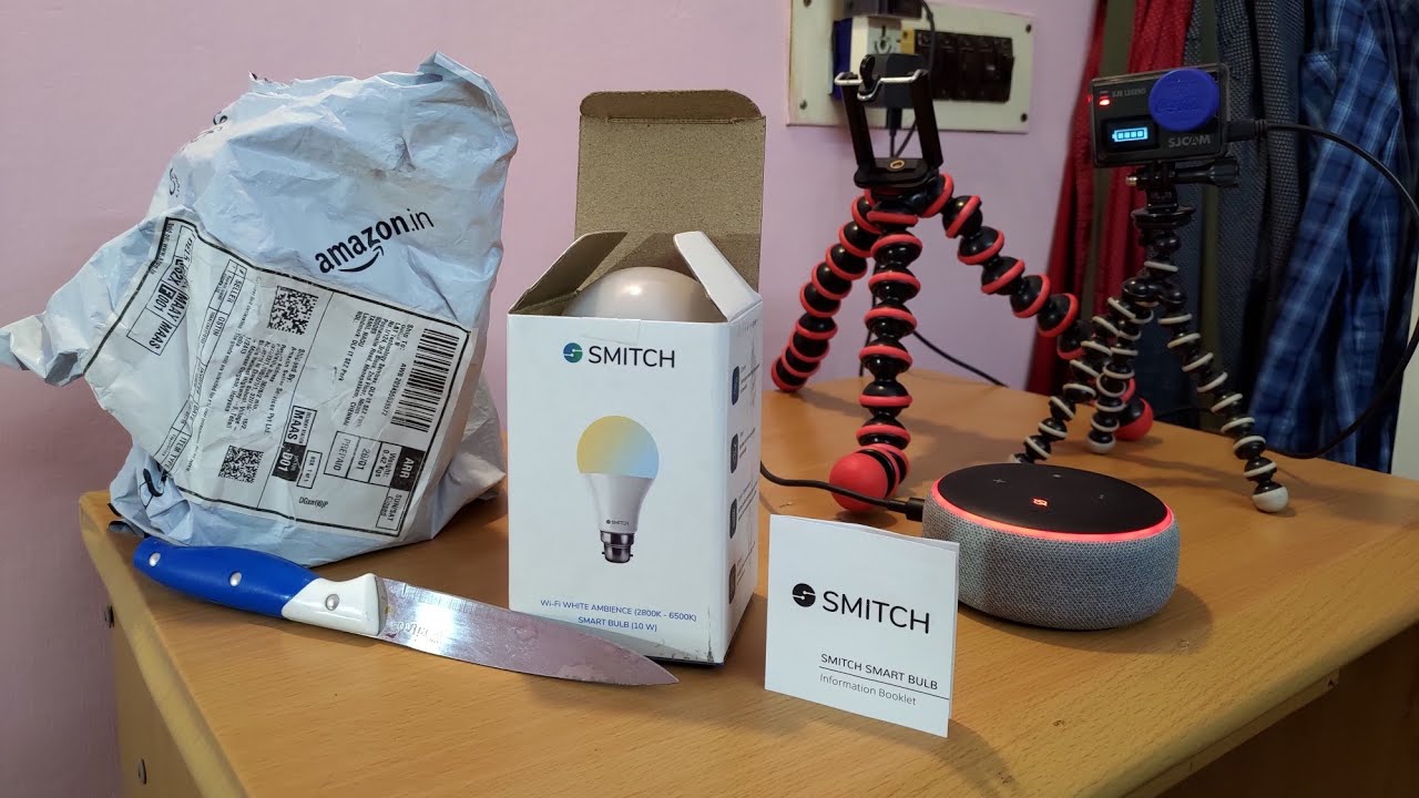 Unboxing & set-up of Smitch Smart bulb