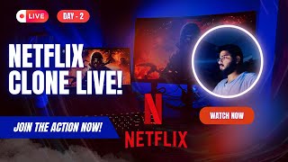 🔥 LIVE: Build a Netflix UI Clone with HTML, CSS & JavaScript | Frontend Web Development Tutorial