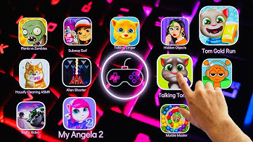 ALL SECRETS🔮Talking Tom 2🐈 GAMEPLAY, My Angela 2, Plants vs Zombies, Hidden Objects, Subway, Sprunki