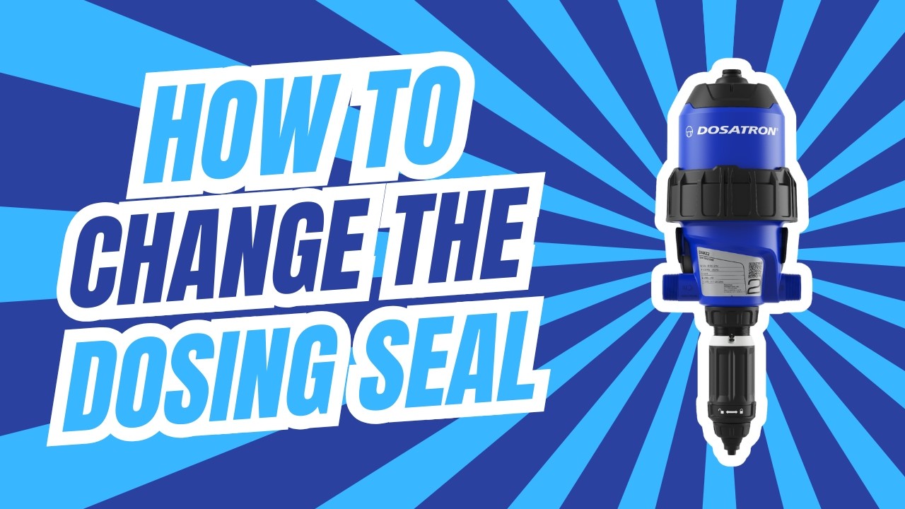 How to Change the Dosing Seal on the Dosatron D6MZ2 | Maintenance Tutorial