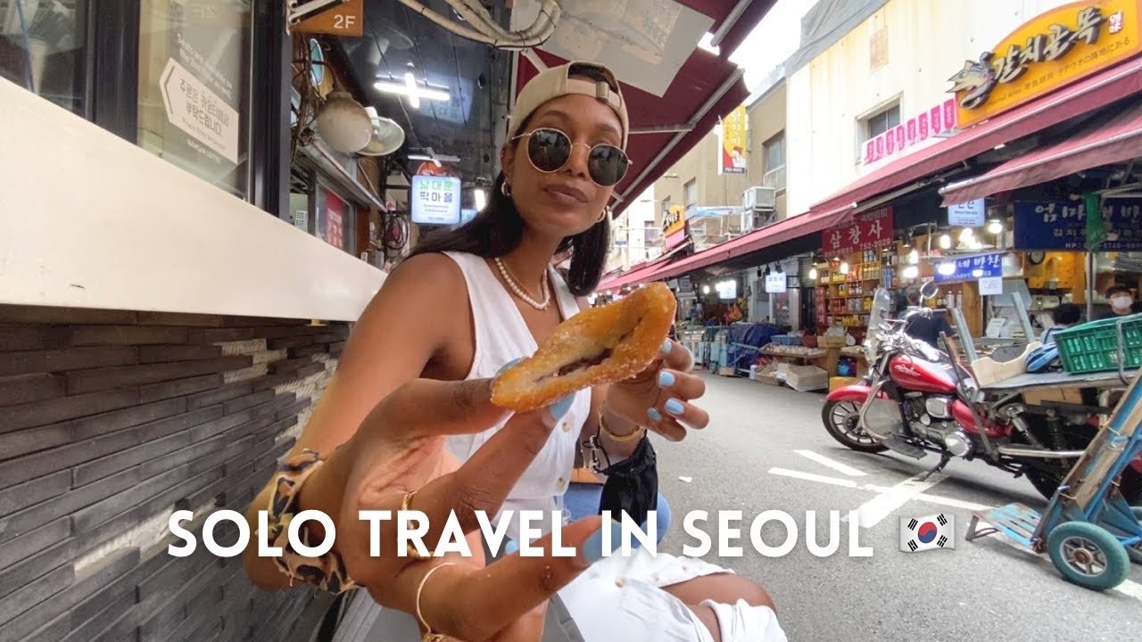 (Kim) Solo travel in Korea 🇰🇷#1 - Namdaemun market, Gyeongbokgung Palace, Namsan Tower, poulet frit