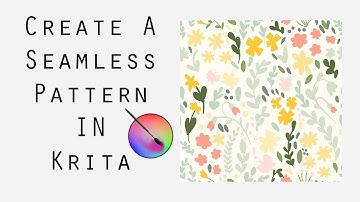 Create A Seamless Pattern in Krita | Beginner Friendly Tutorial