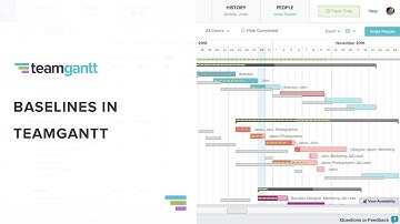 Baselines in TeamGantt